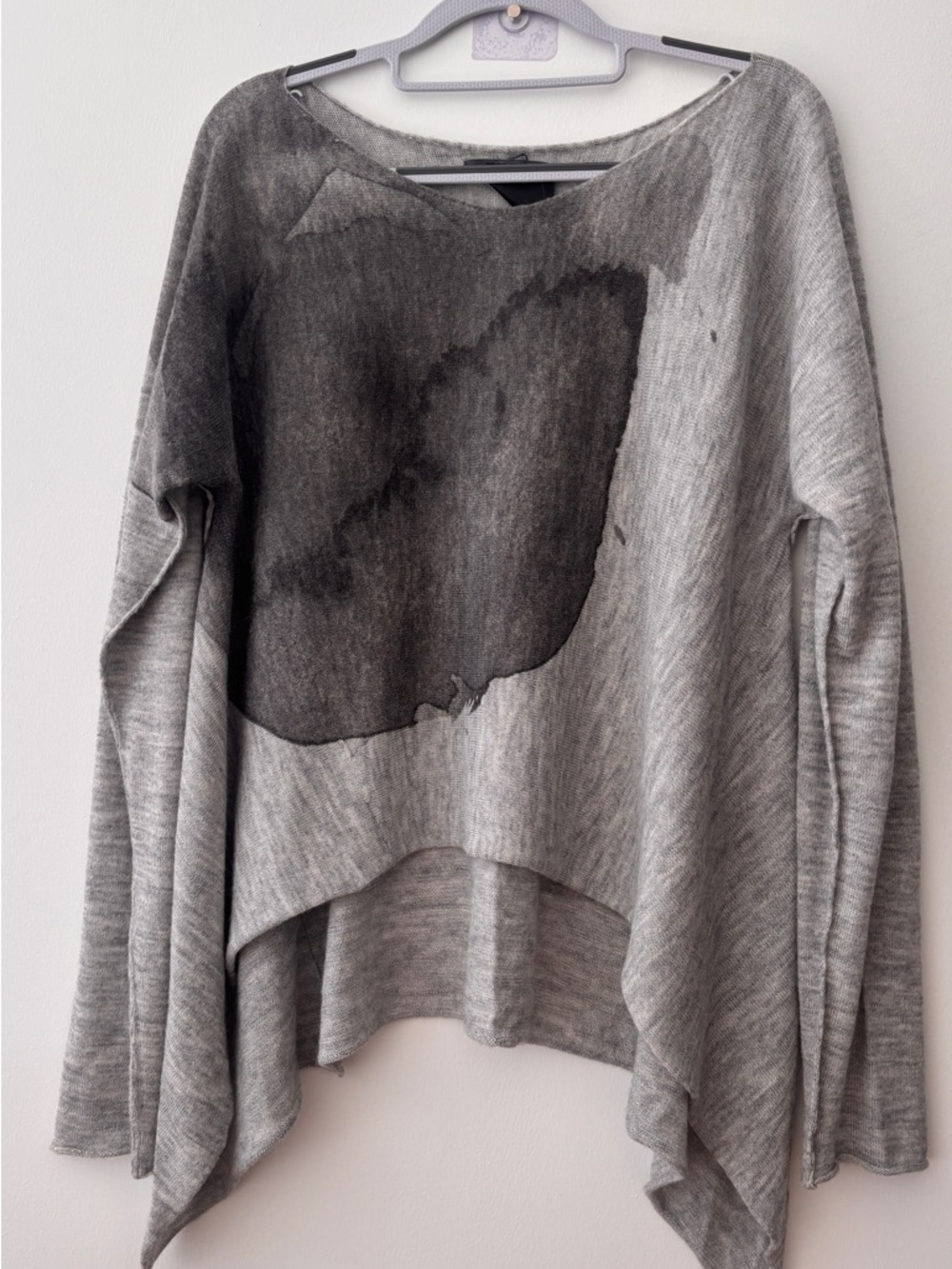 Crea Concept Wool Blend Art To Wear Top Size 40 (Med)Lagenlook View 2